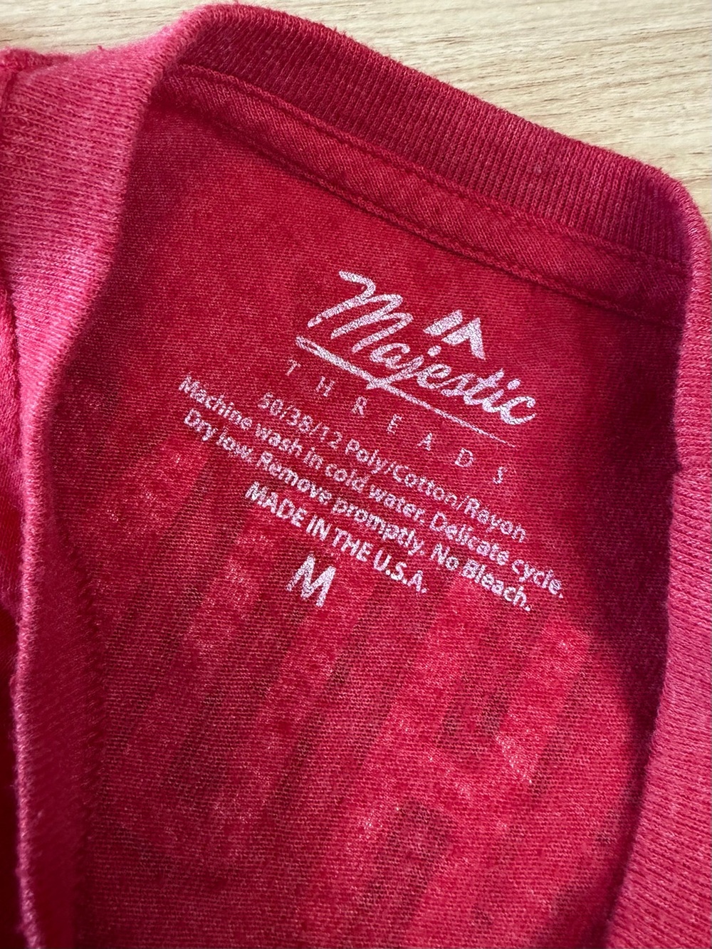 Majestic Red Kansas City Chiefs Mahomes #15 T-Shirt Medium - Picture 2 of 6